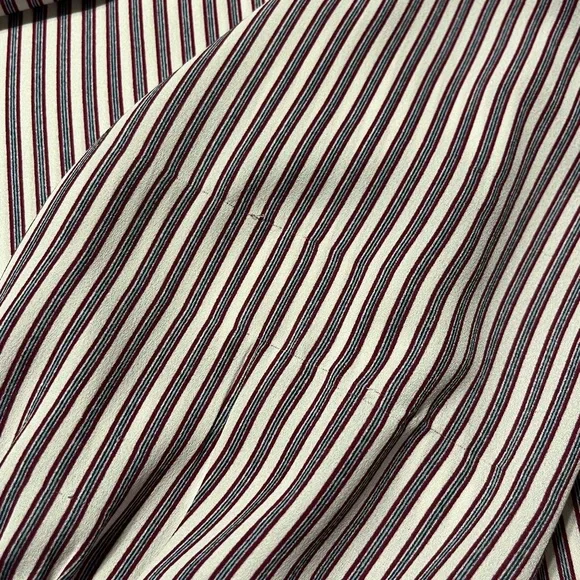 Loft Plus Blouse Pin Stripes Size 18 Keyhole Back - Picture 2 of 16